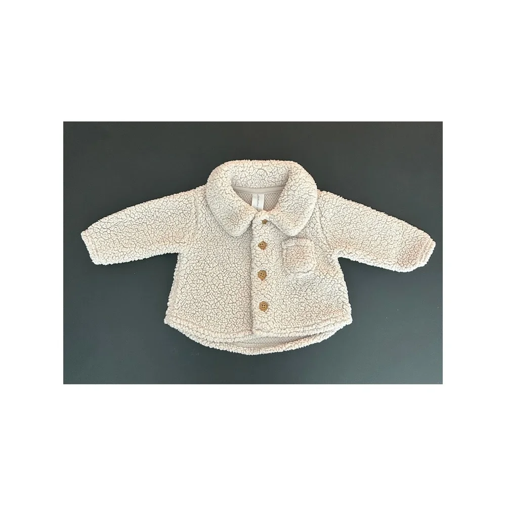 Modern Moments by Gerber Baby 0-3M Sherpa Fleece Jacket and Pants Set (0014)
